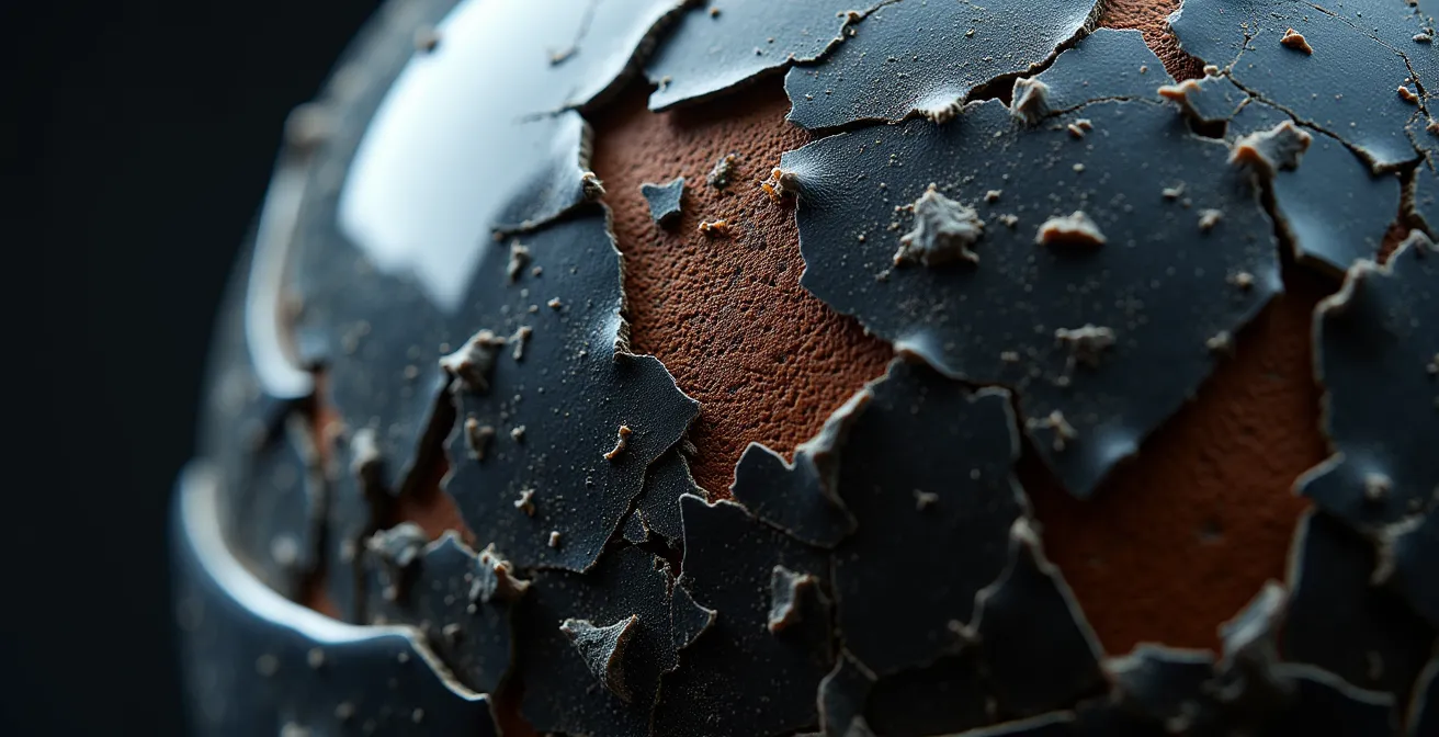 Equipamiento de motorista dañado siendo evaluado por perito